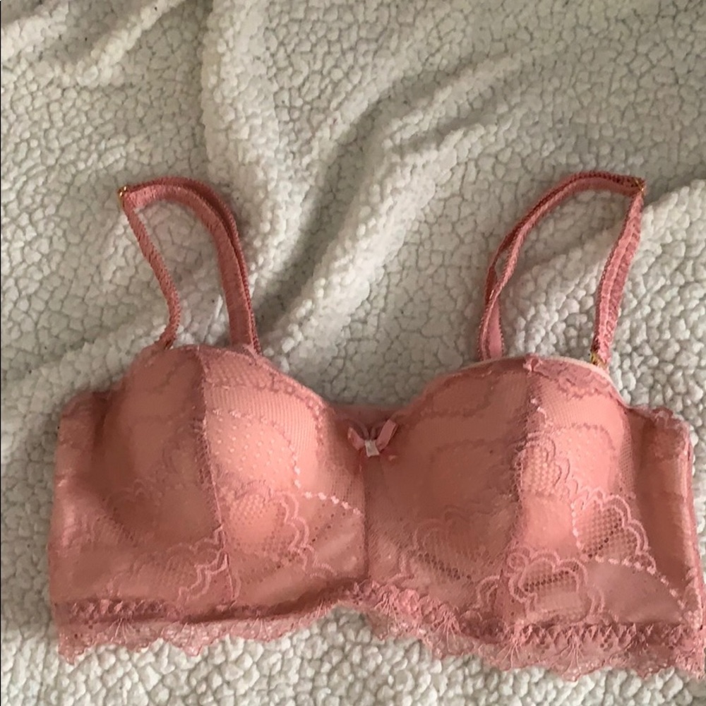 Bra pink lace sz34B
